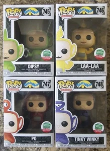 Funko Pop! Television Teletubbies Funko Shop exclusivo conjunto de 4 piezas - Imagen 1 de 2