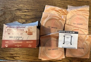 Vintage Partial Set (6 of 8) B8E-6149-AA FoMoCo 'Power Guard' Piston Rings - Bild 1 von 5