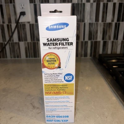 Samsung DA29-00020B HAF-CIN/EXP Refrigerator Water Filter NEW. In Box - Image 1 of 4