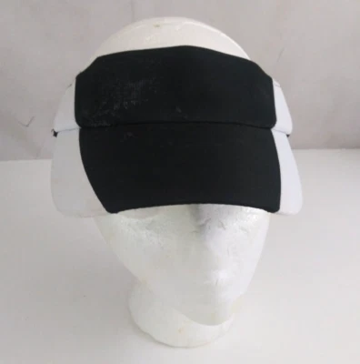 Headsweats Black & White 100% Polyester Unisex Adjustable Visor - Image 1 of 4