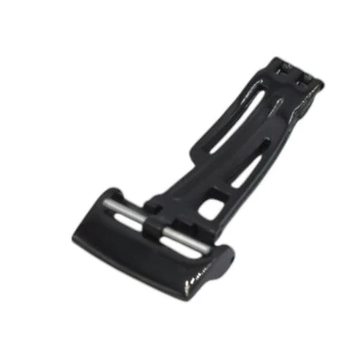 Cierre de reloj desplegable negro de acero de 18 mm para Audemars Piguet Royal Oak Offshore Foto 1 de 4