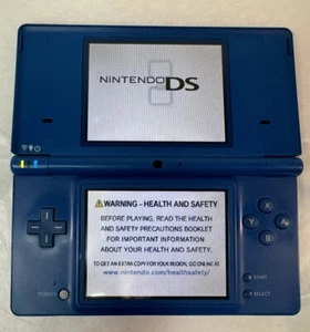 Nintendo DS 3,25 Zoll Launch LCD Display Spielsystem - Matt Blau Getestet - Bild 1 von 8