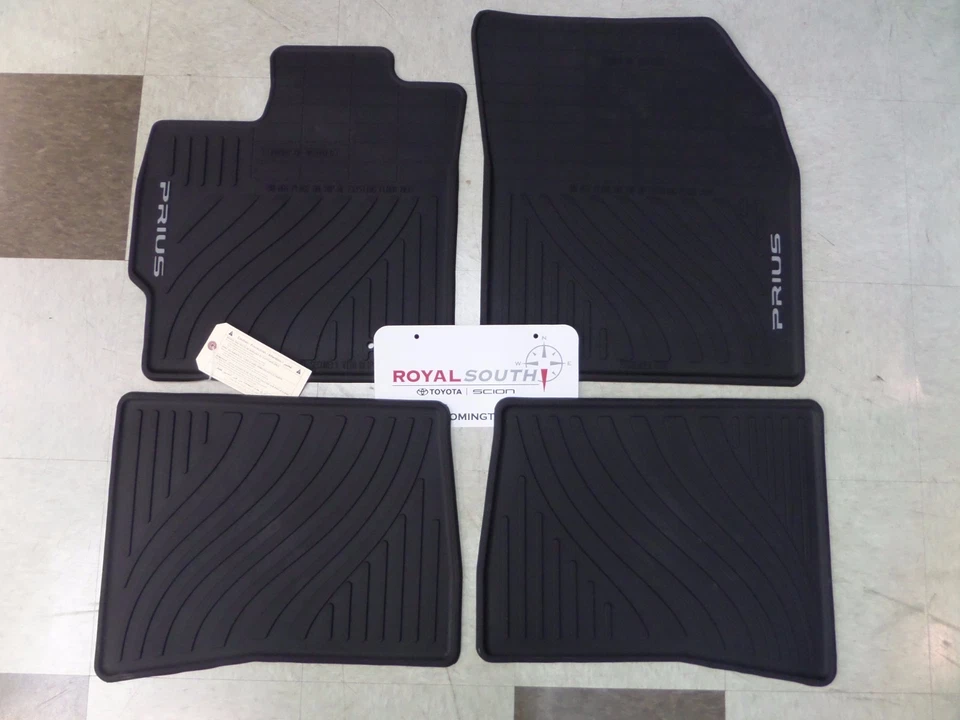 Toyota Rav4 2007 - 2012 All Weather Rubber Floor Mats 4pc Genuine OEM