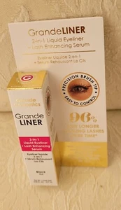 Grande Cosmetics Grande Liner 2 in 1 eyeliner liquido nuovo con scatola + siero che migliora le ciglia - Foto 1 di 2