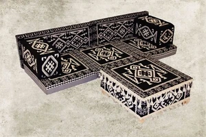 Orientalische Sitzecke, Sark Kösesi, Arabisches Sitzecke, 8-tlg. Orient-Sitzsofa - Bild 1 von 3