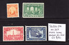 Canada.  SG 266-270, ex 269.  MNH. remains on rear, see 2 scans. cv $80.   L8763