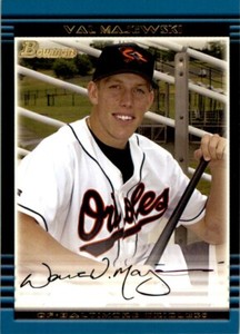 2002 BOWMAN DRAFT PICKS & PROSPECTS - RC #BDP76 VAL MAJEWSKI BALTIMORE ORIOLES