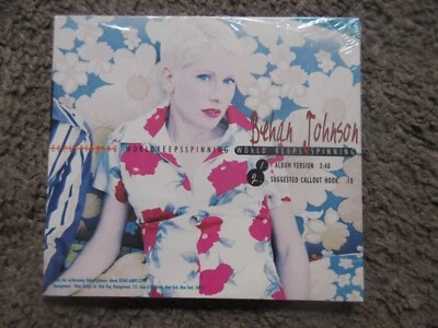 BEHAN JOHNSON "WORLD KEEPS SPINNING" 1997 RCA RARE  SEALED PROMO CD SINGLE - Image 1 of 4