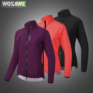 WOSAWE Women's Cycling Breathable Windbreaker Water Repellent Lightweight Jacket - Picture 1 of 12