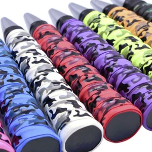 Anti-slip Tennis Badminton Squash Racquet Over Grip Tape Camouflage Sweatband - Picture 1 of 53