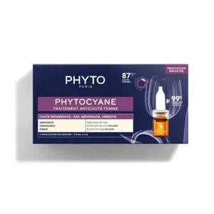 PHYTO Phytocyane Behandlung Absturzsicherung Haare Frau für Fall Progressive 12F - Bild 1 von 5