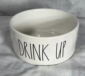 Rae Dunn Napf Magenta Artisan Drink Up Hund Katze Tierfutter Wassernapf weiß schwarz - Bild 1 von 5