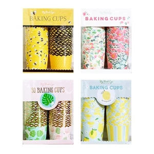 Neuheit Backbecher 50 Cupcake-Einlagen Eis Leckerli Tassen Papier My Minds Eye - Bild 1 von 27