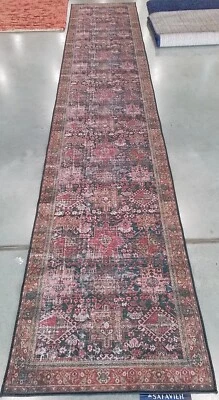 RUST / GREEN 2'-6 英寸 x 14'-0 英寸地毯有缺陷,降价 1172769926 TSN114P-214 — 第 1/4 张图片