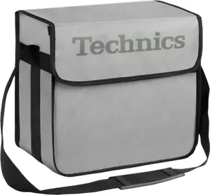 Technics DJ Record Bag 50 vinyl LP Silver / Silver Logo SL 1200 SL 1210 - Picture 1 of 1