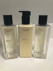 VICTORIA'S SECRET ANGEL GOLD 2 BODY MIST & 1 BODY LOTION-8.4 OZ -NEW - Picture 1 of 3