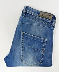 Diesel Belther Jeans W33 L32 Mens Blue Slim Tapered Fit Denim - Picture 1 of 20