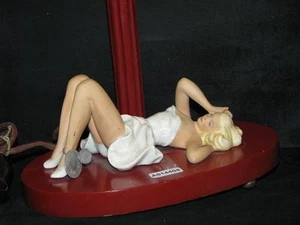 Goebel Archiv-Figur, Lampe mit Porzellanfrau, Schaubach Kunst Prototype - Picture 1 of 1