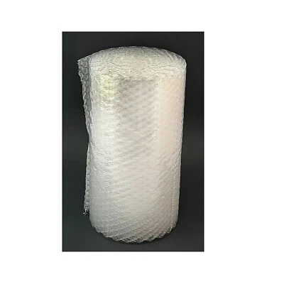 12" By 20 Ft Perforated Small Clear Bubble Cushioning Wrap Roll (3/16" thick) - Image 1 of 3