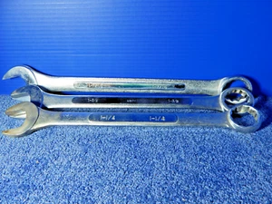3 Combo Wrenches - 1-7/16" (18"L) 1-3/8" (17"L) 1-1/4" (16"L) See Description - Bild 1 von 2