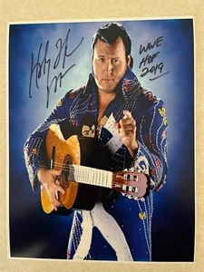 HONKY TONK MAN handsignierter HOF Card Stock FARBFOTO WWE WCW WWF - Bild 1 von 1