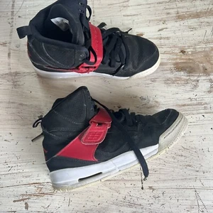 Children's Jordan Flight 45 High Black Sneakers Shoes, Size 4.5  Air Jordans - Picture 1 of 8