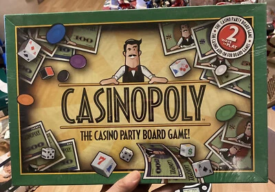 Casinopoly party board game new sealed Htf nos - Image 1 of 3