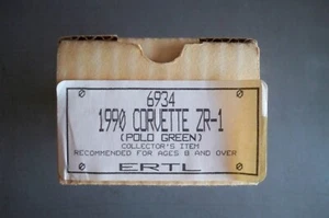 Rare Amt ERTL 1990 Corvette ZR-1 Dark Green, Promo Model - Picture 1 of 3