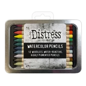 Tim Holtz ~ Distress ~ LÁPICES DE ACUARELA ~ Set 5 ~ Ranger - Imagen 1 de 2
