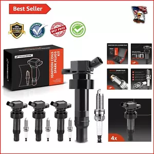 Reliable Ignition Coil Pack & Extended Life Iridium Spark Plugs for Hyundai/Kia - Picture 1 of 10