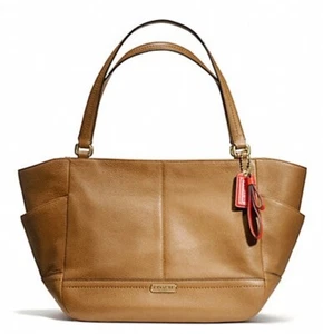 Authentic 23284 Park CarrieLeather Satchel Tote Shoulder Bag - Picture 1 of 12