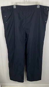 PANTALONES DE LLUVIA PARA HOMBRE X-LARGE TALL - AZUL GORE-TEX SHELL CON FORRO NEGRO XL - Imagen 1 de 10