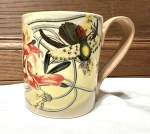 Anthropologie Orchidee Koralle Kolibri Kaffee Tee Becher - Bild 1 von 4