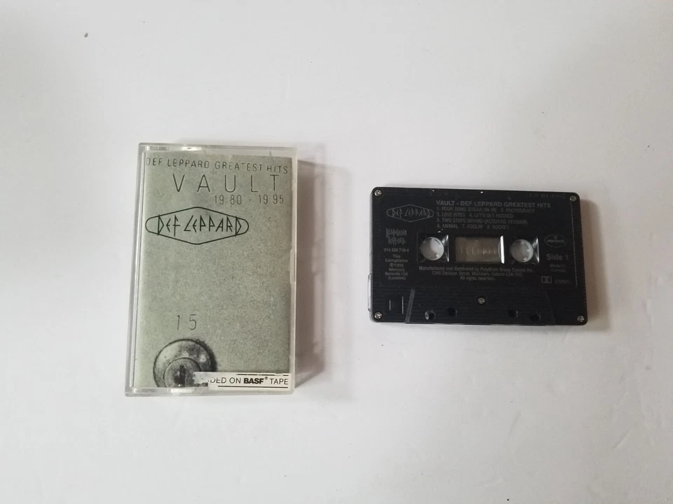Def Leppard - Vault Greatest Hits 1980 - 1995 - Cassette Tape - Image 1 of 1
