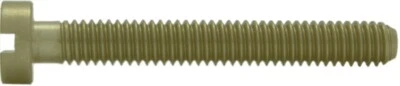 Vite Cilindrica DIN 84 Con Fessura Ottone M1 - M5 - Immagine 1 di 3