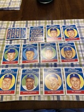 1957 Brooklyn Dodgers commemorative card Set Ronnie Joyner art & Auto