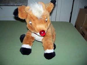 1998  Rudolph The Red Nose Reindeer Christmas Plush Toy 15 inch Prestige Toys - Picture 1 of 7