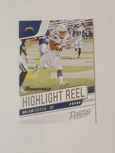 2020 Prestige Football Austin Ekeler Highlight Reel Insert #HR-AE Chargers  - Picture 1 of 7