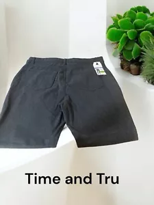 Time & Tru Women’s XXl Blue Denim Jeggings Cotton Blend Pull On 17 In W - Picture 1 of 5