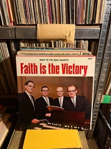 Back To The Bible Quartet – Faith Is The Victory Vinyl Record LP VG+ AB88 - Picture 1 of 2