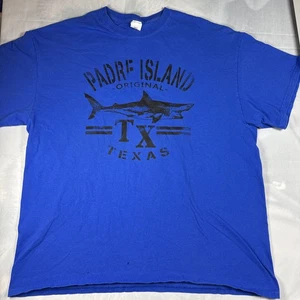 Men’s XL Blue T Shirt - South Padre Island Texas - Picture 1 of 6
