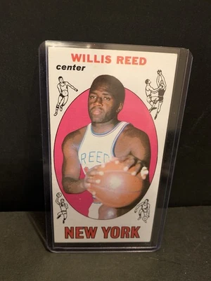 1969-70 Topps Basketball Willis Reed Rookie Card #60 New York Knicks - Image 1 of 2