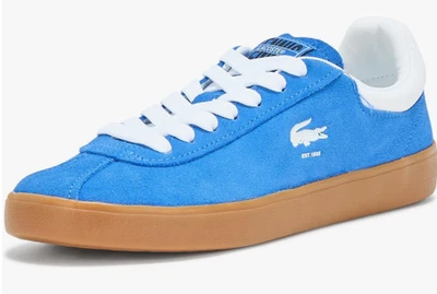 Size 6.5 US Women's | Lacoste Baseshot Sneaker 224 1 SFA | Color: Blu/Gum - Image 1 of 4