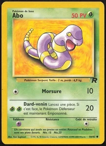 Carte Pokémon Abo 56/82 Team Rocket Français - Imagen 1 de 2