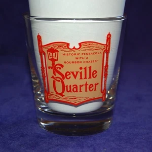Vintage Sevilla Viertel in Pensacola, Florida Double Old Fashioned Bar Glas - Bild 1 von 2
