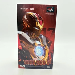 Iron Man Mark 17 XVII MK17 Marvel Heartbreaker 7" 1:10 Action Figure ZD Toys - Picture 1 of 11