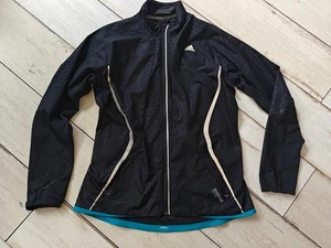 Adidas Adizero Water Repellent Running Jacket _ Windbreaker - Black size 16/18 - Picture 1 of 11