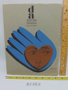Vintage 1970 Design & Graphics Magazine Book Advertising Paper Adds Colorful 70s - Foto 1 di 20