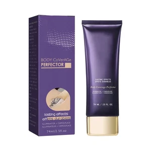 Corrector de tatuajes crema reparadora cubierta tatuaje corporal marca de nacimiento cicatriz hidratante 74 ml - Imagen 1 de 12