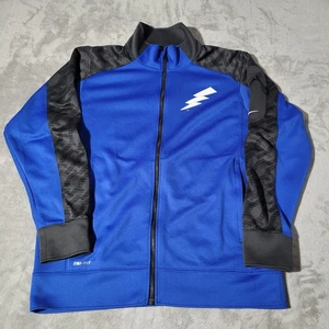 Nike Dri-Fit Air Force Falcons Azul Cremallera Completa Sudadera Chaqueta Para Hombres Talla L - Imagen 1 de 12